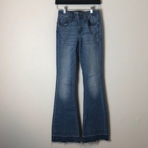 Mossimo denim high-rise flare jeans